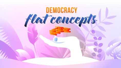 Preview Democracy Flat Concept 27646484