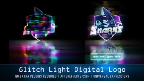 Preview Glitch Light Digital Logo 26003571