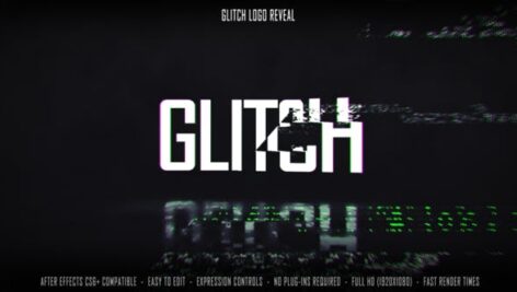 Preview Glitch Logo Reveal 27534224