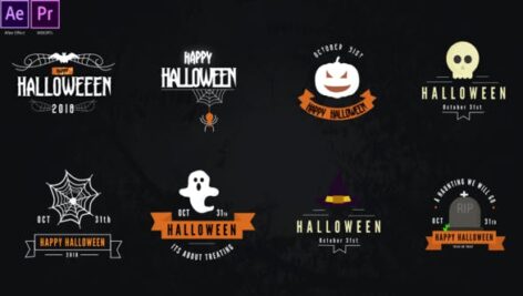 Preview Halloween Titles Pack 28847017