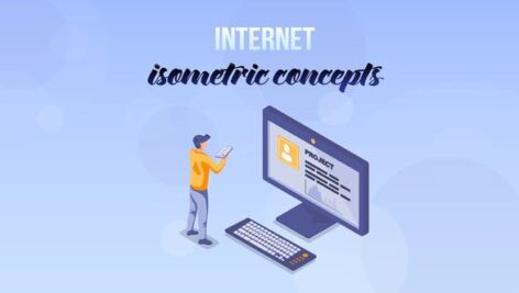 Preview Internet Isometric Concept 27529391