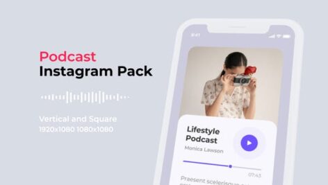 Preview Podcast Instagram Pack Vertical And Square 27858009