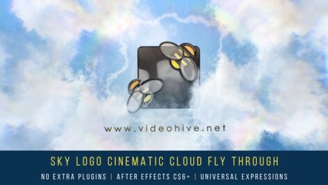 Preview Sky Logo Cinematic Cloud Fly Through 25712011