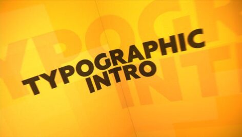 Preview Typographic Intro 23453511