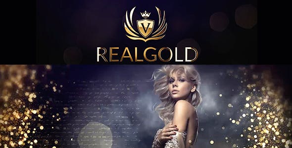 Videohive Real Gold Slideshow 21572530