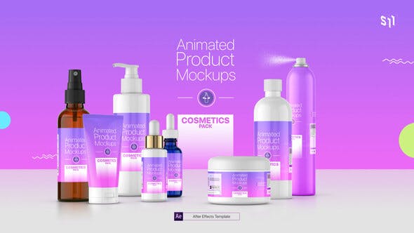 Videohive Animated Product Mockups – Cosmetics Pack 25513188