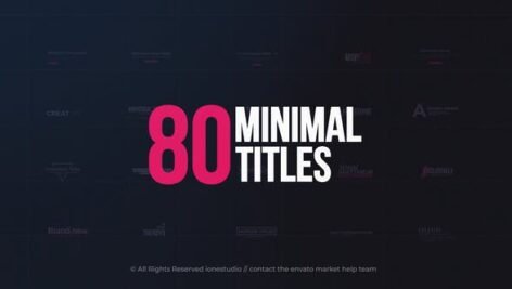 Preview Minimal Titles Pack 28672285
