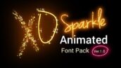 Preview Sparkle Animated Font Pack Version 2.00 21008308