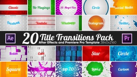 Preview 20 Title Transitions Pack 22119825