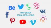 Preview Hand Drawn Social Media Icons 23272911