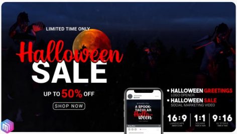 Preview Halloween Sale Greetings Instagram And Youtube Marketing 28718250