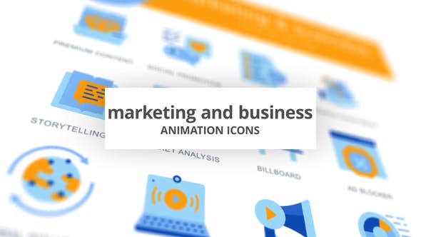 Videohive Marketing Business – Animation Icons 28168283