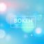 Abstract Blue Bokeh Light Background
