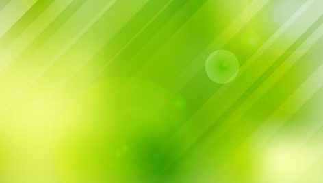 Abstract Green Nature Blurred Background With Lighting