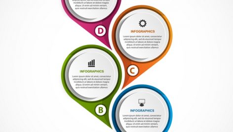 Abstract Options Infographics Template