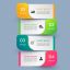 Business Infographics Four Steps Template