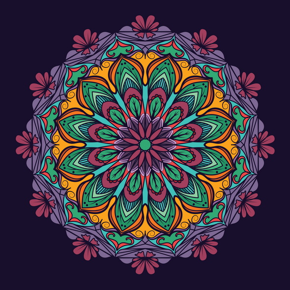 وکتور Complex Mandala Pattern