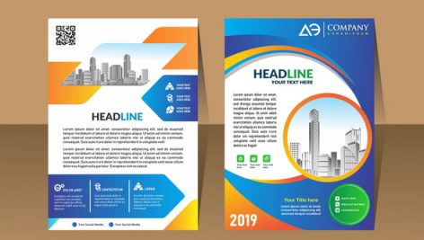 Cover Template A4 Size Business Brochure Design