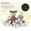 Cute Animal Family Background With Cows
