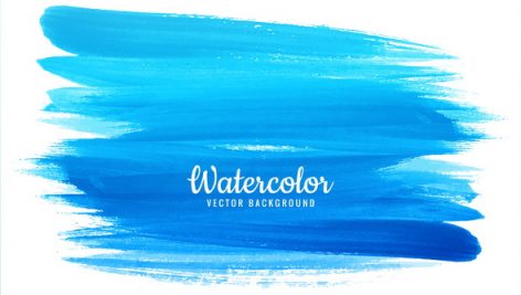 Freepik Abstract Blue Watercolor Stroke Design