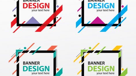 Freepik Abstract Shape Banner Collection