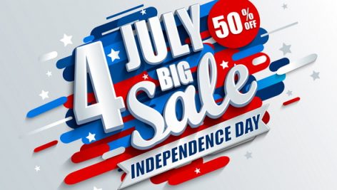 Freepik Big Sale Banner For Independence Day 4Th Of July In Usa