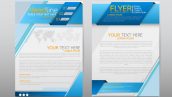 Freepik Blue Template Cover Business Brochure Layout 2