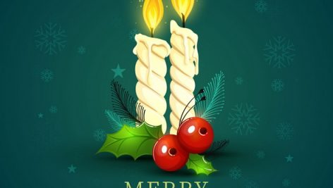 Freepik Christmas Candle And Wishes