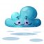 Freepik Funny Cute Blue Cloud Characters