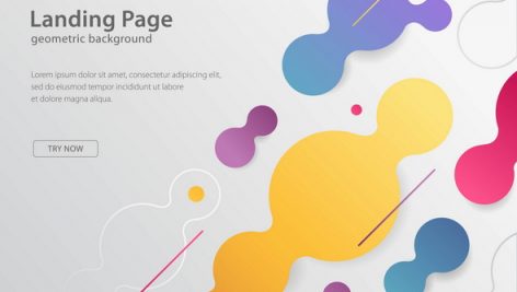 Freepik Geometric Design Background Modern Template Landing Page Banners And Futuristic Posters