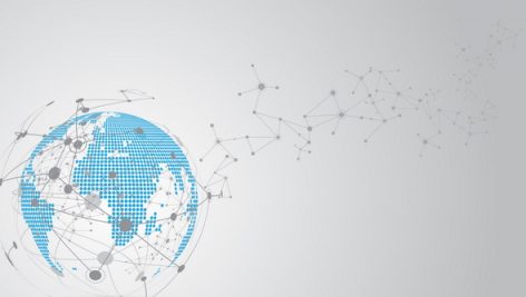Freepik Global Network Connection Abstract Technology Background