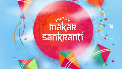 Freepik Illustration Of Happy Makar Sankranti Wallpaper With Kites