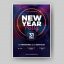 Freepik Modern New Year Party Flyer Template