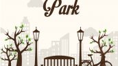 Freepik Park Design Over White Background Vector Illustration