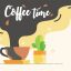 Freepik Poster Coffee Time Cup With Cactus Succulent Flower For Cafe Theme