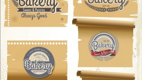 Freepik Retro Bakery Badges And Labels