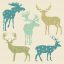 Freepik Set Of Winter Elks And Deer