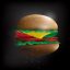 Freepik The Fast Food Hamburger Vector In Dark Tone Mood Background Image
