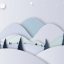 Freepik Winter Season Landscape Background Paper Art Style