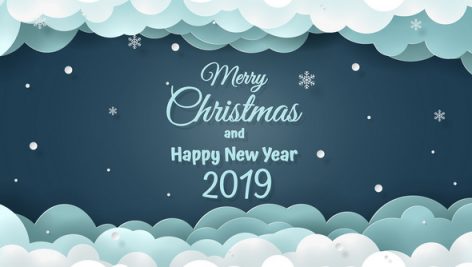 Freepik Word Of Merry Christmas And Happy New Year 2019