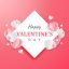 Paper Art Of Happy Valentine S Day Background