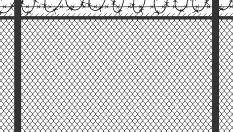 Prison Privacy Metal Fence