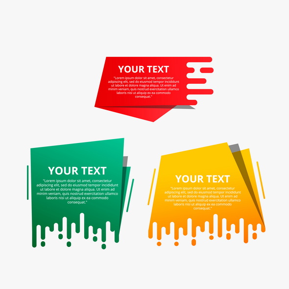 وکتور Style Text Templates Speed Origami For Banner 2