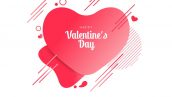 Template Design Valentine Sale Heart Banner