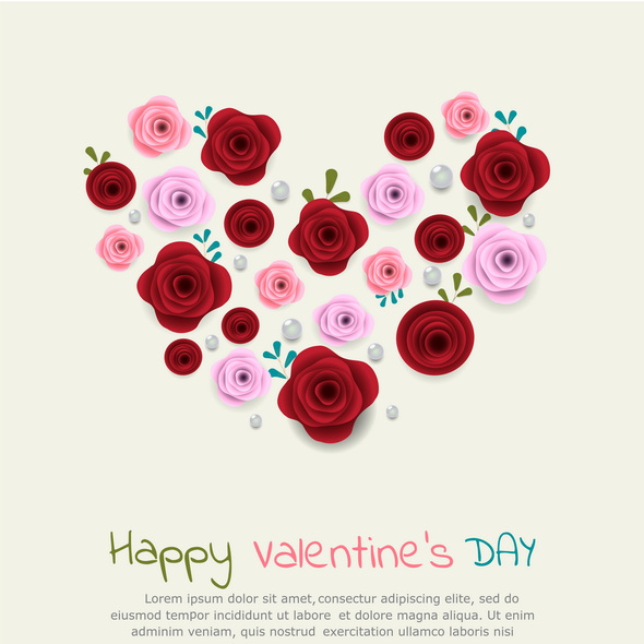 وکتور Valentine S Day Greeting Cards 2