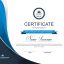 Vector Certificate Template