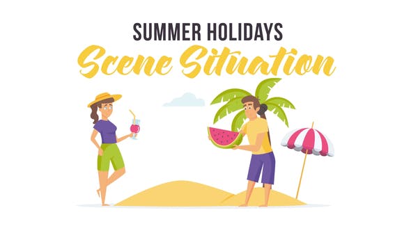 Videohive Summer holidays- Scene Situation 28256306