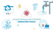 Preview Living Working With Covid 19 Animated Graphics 26718623