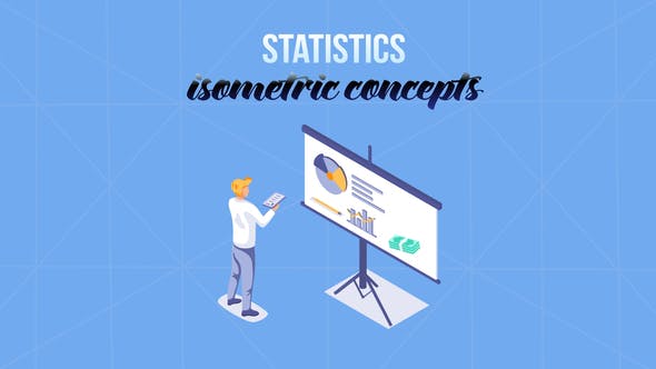 Videohive Statistics – Isometric Concept 29057296