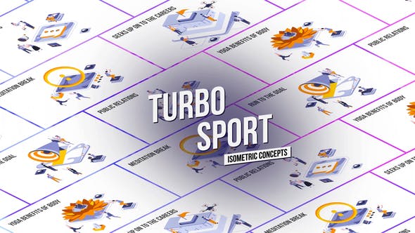 Videohive Turbo Sport – Isometric Concept 27458645
